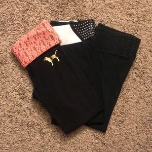 Bundle of 3 cropped yoga pants